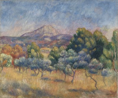 Montagne Sainte-Victoire, vers 1888-89 - Pierre Auguste Renoir